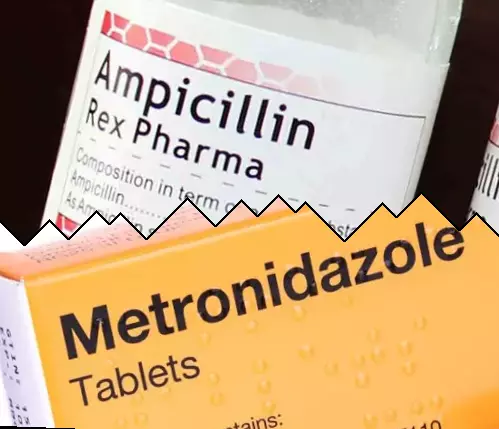 Ampisilin vs Metronidazol