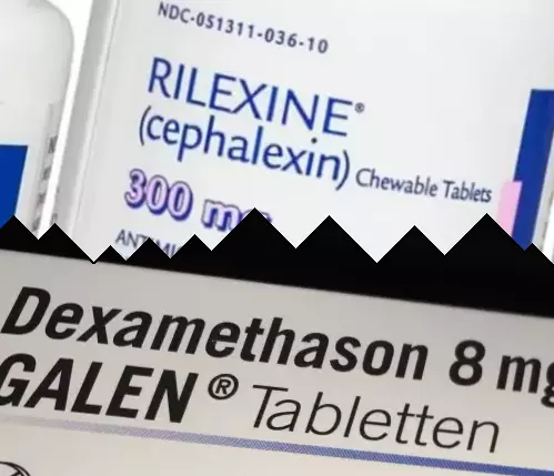 Cephalexin vs Deksametason