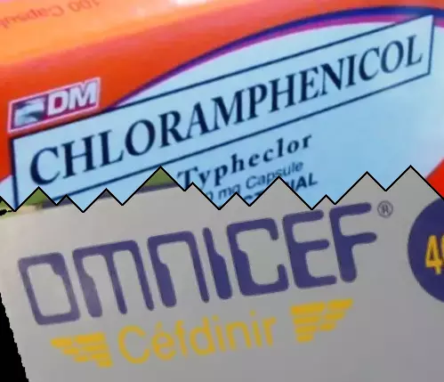 Kloramfenikol vs Omnicef