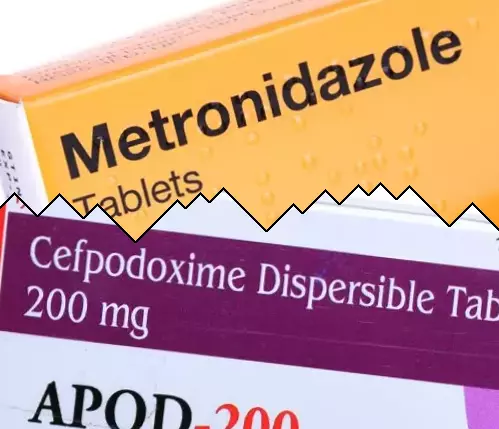 Metronidazol vs Cefpodoxime